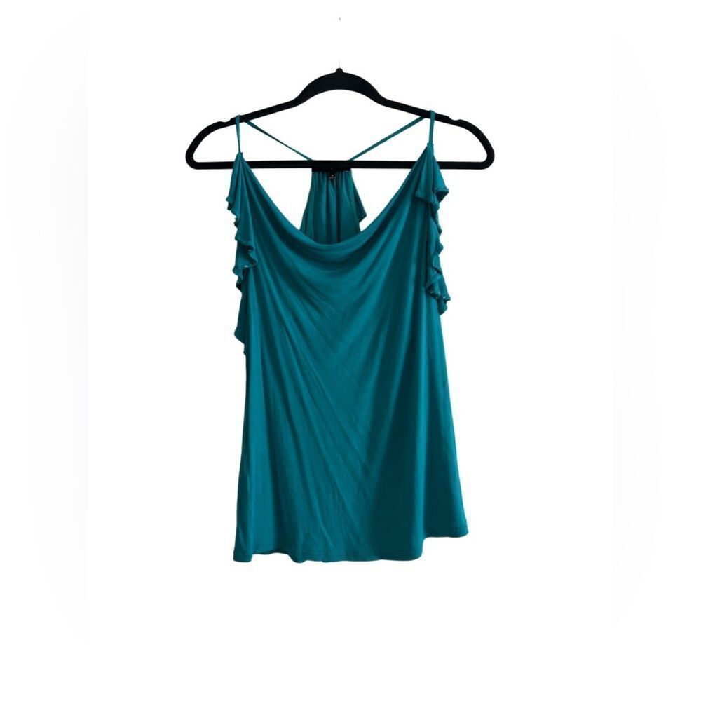 Express spaghetti strap top with beads sizeS